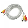 CCTV Cable 10m - 2RCA DC 5.5 Power Grey