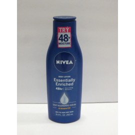 NIVEA BODY LOTION ESSENTIALLY ENRICHED 48HR DEEP NOURISHING SERUM 8.4 OZ 3PCS