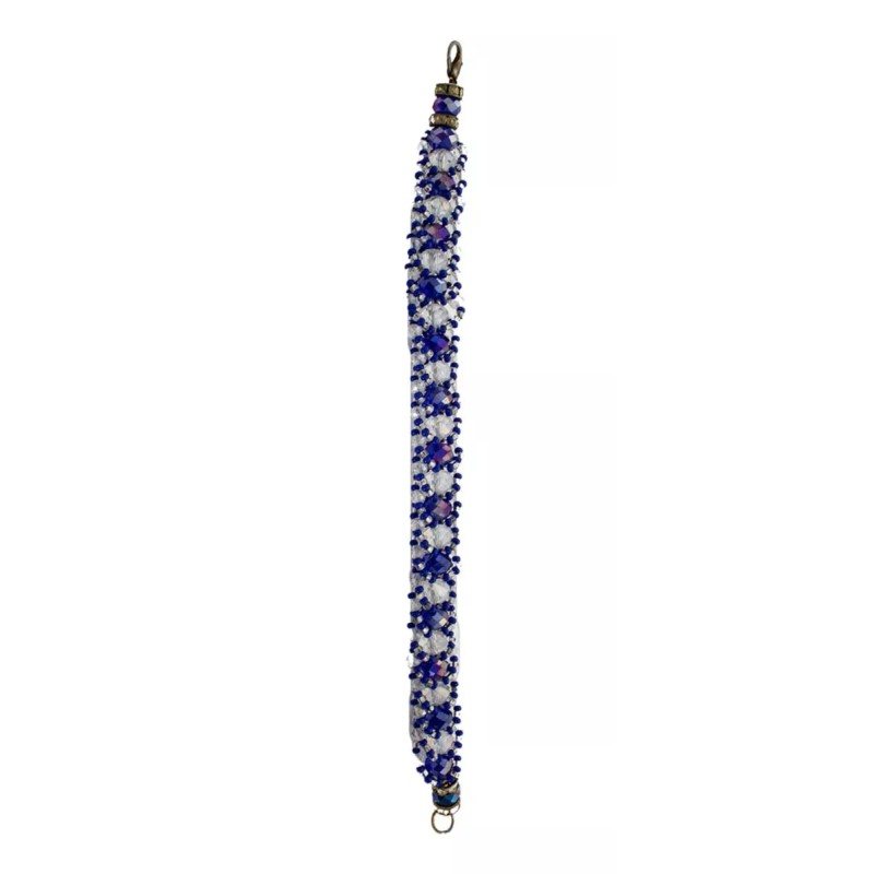 Ilde (pulsera) Tapete Yemayá (azul/cristalino) X Pieza