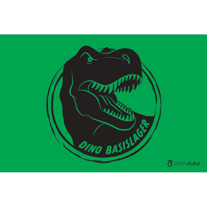 Flag Dino Base Camp 90 x 60 cm (Green)