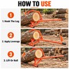 Timberjack Log Roller for Moving Logs – Adjustable Carbon Steel