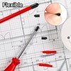 PATIKIL 30MM Vinyl Rubber End Caps, 4 Pack Flexible Bolt