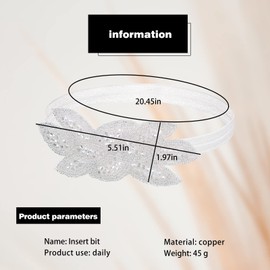 Pack of 3 1920s Women's Gatsby Accessories Costume Crystal Headband Headdress 1920s Hair Accessories for Women