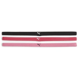 Puma 053491 Gym Exercise Sports Training AT Sports Band, Women's Pack (3PC Black/Garnet Rose/Fast Pink (23), One Size, Black/Garnet Rose/Fast Pink (23)