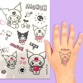 Sanrio 산리오 어린이 타투 스티커 6P 아동 판박이 꾸미기 [헬로키티_리본] Sanrio Children Tattoo Stickers 6P Kids Sticker Decoration [Hello Kitty_Ribbon]