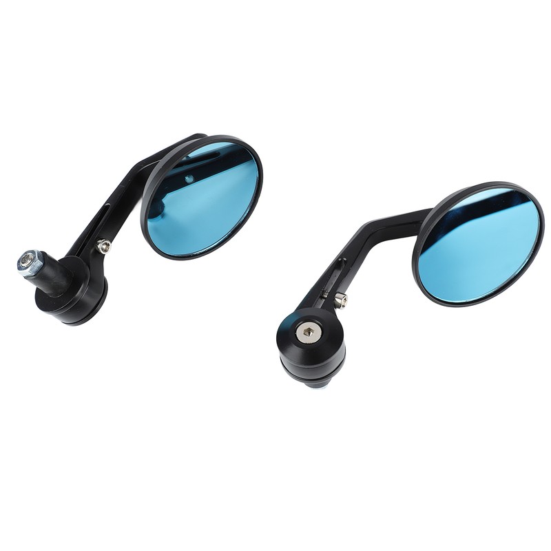 Pair of Motorcycle Rearview Mirror Wide View Aluminum Alloy Universal