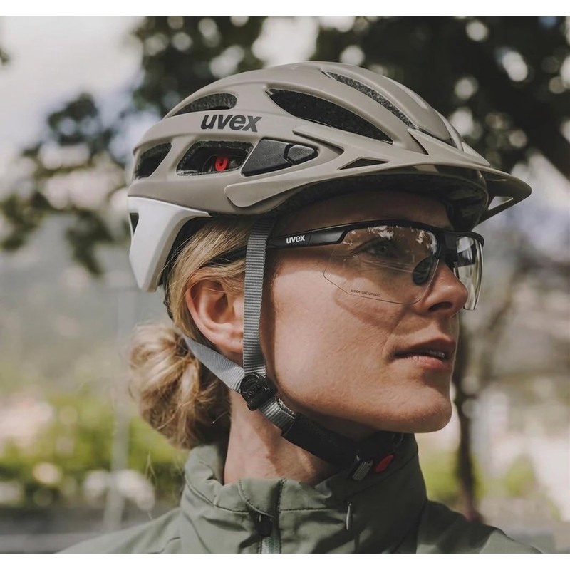 Ubex Aerios V Sports Sunglasses, Dimmable, Anti-Fog, Running/Cycling/Outdoors, Black Mat
