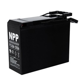 NPP FT12-55Ah Front Access Deep Cycle Solar Energy Power 12V 55 Ah Telecom UPS Battery with Buttom System Terminal