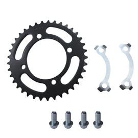 Adsspro Motorcycle 420 37T Rear Sprocket Chain 76mm ID for SDG YCF 50cc 110cc 125cc 140cc 150cc 160cc Pit Dirt Bike