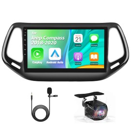 2+32G Android 13 Car Stereo Radio for Jeep Compass 2018-2020 10.1 Inch Touchscreen Wireless CarPlay Android Auto