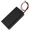 BLLNDX 2PCS 9V Square Battery Pack with Lid with Switch