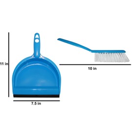 Dustpan and Brush Set, Cage Cleaner for Guinea Pigs, Cats, Hedgehogs, Hamsters, Chinchillas, Rabbits, Reptiles and Other Small Animals, Cleaning Tool Set for Animal Waste