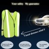 SIFE Chaleco de seguridad reflectante de alta visibilidad con tiras