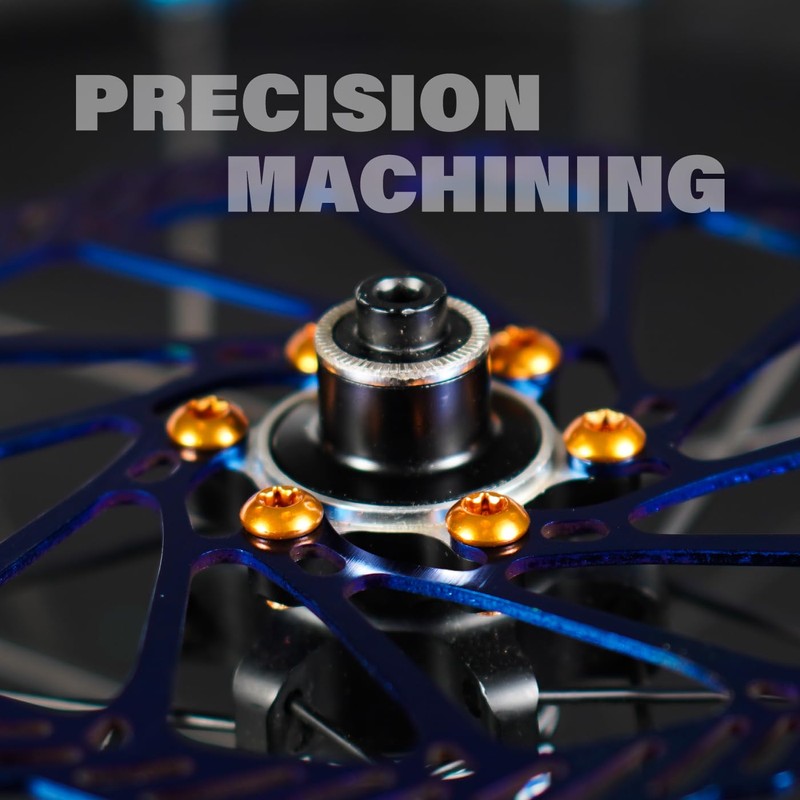 CNC Bike Disc Brake Rotor Bolts,M5x10mm Disc Rotor Bolts for
