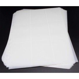docsmagic.de 10 18-pocket pages white - sideloading - 11 holes - MTG PKM YGO - folder pages white