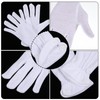 Yuanan 12 Pairs White Gloves Men, Elegant White Cotton Gloves