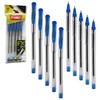 FLAIR FX 10 x 1.0mm Tip Dark BLUE Ballpoint Pens