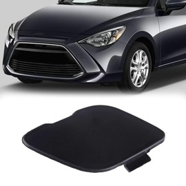 fitfoyo for Yaris Front Right Bumper Tow Hook Towing Eye Cover Cap Replacement for 2017-2020 Toyota Yaris Scion iA Front Bumper Tow Hook Eye Cap Cover 52128-WB002