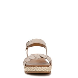 Naturalizer Womens Neila Sandal Deep Porcelain Beige Suede 12 W