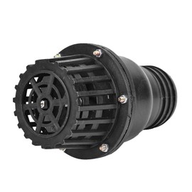 Válvula de Pie de Bomba de Agua Válvula de Retención Plana de Baja Presión de PVC Negro para Máquina de Fluido Cabezal de Ducha 4 Tamaños(3in)