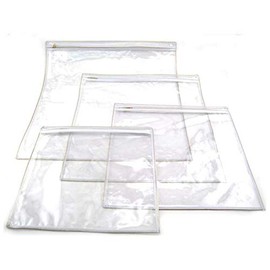 Jewish Essentials Plastic Tallit Bag Cover - S in Clear, White
