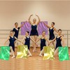 Baisdan 6pcs 26"x21" Worship Flags for Kids, Beginner Praise Dance