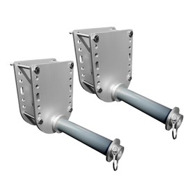 FEIMIRE Boat Lift Wheel Kit, 0.39" (10mm) Thick Aluminum Heavy-Duty Installation Bracket for Most Lifts (Wheels Not Included) (0.390'')