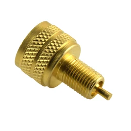figatia 6Pcs Professional Solid Brass External Tire Bore Valve Reducer Adapter Connector