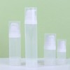 White Vacuum Lotion Bottles Plastic Empty Airless Pump Bottles Travel