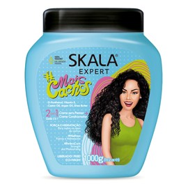 SKALA Hair Type 3ABC - Mais Cachos And Passion Fruit Combo- Hydrate Curls, Eliminate Frizz, For Curly Hair - 2 IN 1 Conditioning Treatment and Cream To Comb