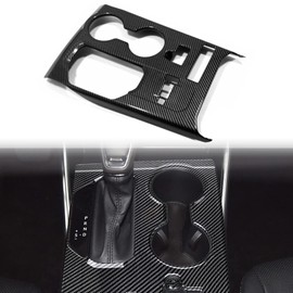 INUBOXES Carbon Fiber Center Console Gear Shift Panel Cover Sticker Interior Trim Decal Compatible with Toyota Highlander 2020-2022 L LE XLE (Gear Shift Panel Cover)