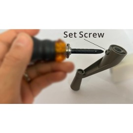 Comyznoah Window Crank Handle Replacement 3/8 in. Operator Handle 360-degree Operation Smooth.Casement Window Crank Handle in ‎Stone (Single 1)