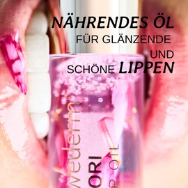 swederm FIORI Lip Oil 3.5 ml - Lip Oil Care - Lip Oil Transparent - Lip Care - Hydrating Lip Glow Oil - Transparent Lip Oil - Made in Italy