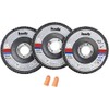 kwb 3 x Sanding Discs 115 mm in Storage Box
