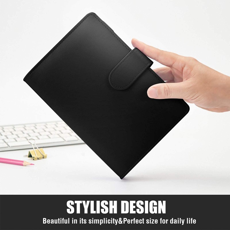 Sooez A6 binders, Budget Binder, 6 Ring Binder, Notebook Binder,