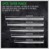 16-Piece Precision Punch & Chisel Set - Taper Punch, Pin