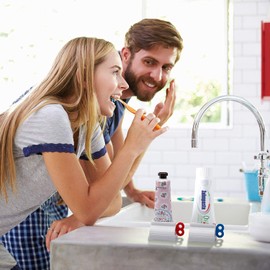 NUWIQ Tube Squeezer, Tube Squeezer for All Tubes, Toothpaste, Hand Cream or Mustard, 3 Colours, Pack of 6