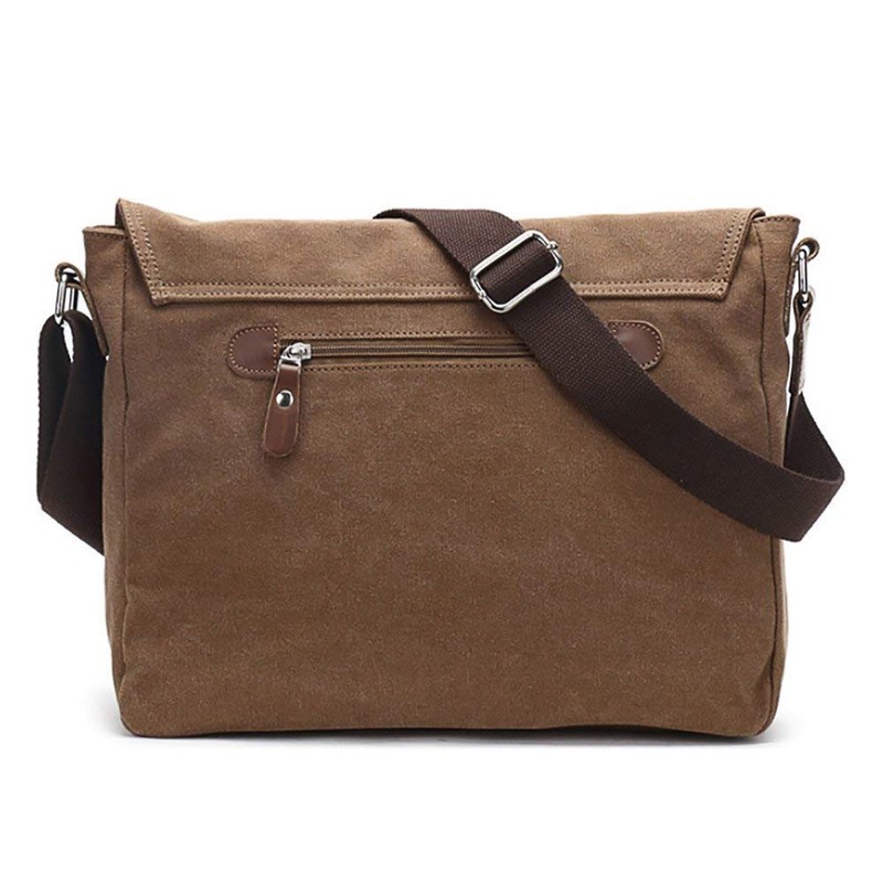 Unisex Messenger Bag Casual Canvas Bag Shoulder Sling Bag Satchel