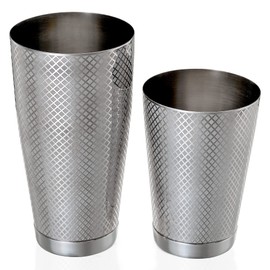 Barfly Diamond Lattice Shaker Set, Stainless Steel