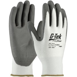 PIP G-Tek PolyKor 16-D622 White/Gray Large HPPE Cut-Resistant Gloves - ANSI 2