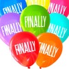 Finally Balloons (16 pcs) by Nerdy Words (Assorted)