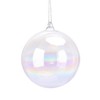 Succulent Style (4 x 10cm) Soap bubble glass iridescent baubles