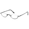 Readers The Lynwood Unisex Half Moon Half Frame 2.00 Grey