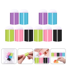 Baluue 10pcs Gradient Shading Sponge Tips for Nail Art Manicure Replacement Accessories Safe Material for Stunning Gradient Designs for Professionals and Enthusiasts