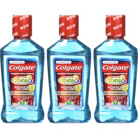 Colgate Total Advanced Pro-sheild Mouthwash Peppermint Blast 2 oz (Pack of 3)