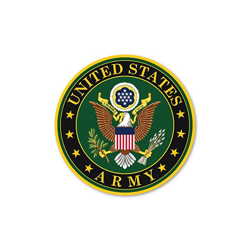 Army Seal Magnet by Magnet America is 5" x 5"