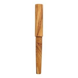 WANCHER World Tree Fountain Pen, Olive Wood Axis, Carefully Selected from World Famous Wood [Wancher Fountain Pen] (Bold)