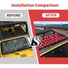 Cargo Net for Jeep Wrangler, Mesh Cargo Netting Top Hammock