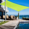 Yescom 1 Pack 16'x20' Rectangle Sun Shade Sail Apple Green