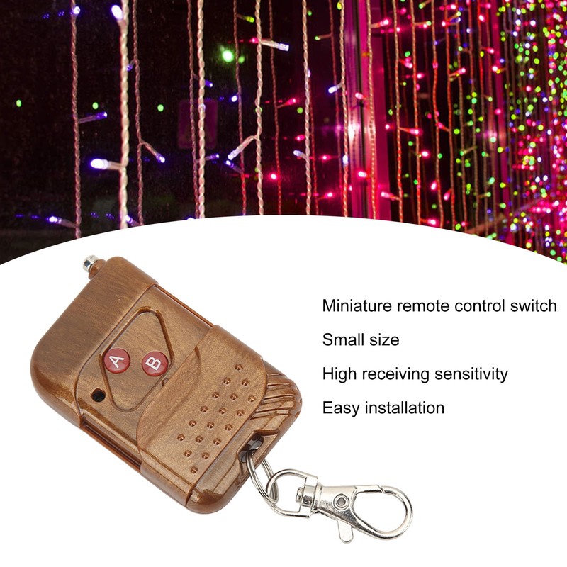 Miniature Remote Control Switch Portable Compact Size Battery Disconnect Switch